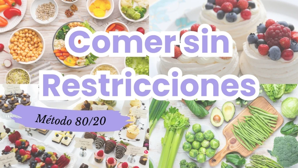 Método 80/20: La Forma Realista de Comer sin Restricciones y Sentirte Bien. Alimentación Saludable